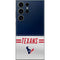 NFL Houston Texans White Striped Galaxy S23 Ultra Skin