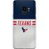 NFL Houston Texans White Striped Galaxy S9 Skin