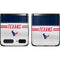 NFL Houston Texans White Striped Galaxy Z Flip Skin