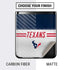 NFL Houston Texans White Striped Galaxy Z Flip Skin