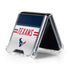 NFL Houston Texans White Striped Galaxy Z Flip5 5G Clear Case