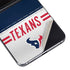 NFL Houston Texans White Striped Galaxy Z Flip5 5G Skin