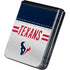 NFL Houston Texans White Striped Galaxy Z Flip5 5G Skin