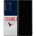 NFL Houston Texans White Striped Galaxy Z Fold2 5G Skin