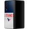 NFL Houston Texans White Striped Galaxy Z Fold3 5G Skin