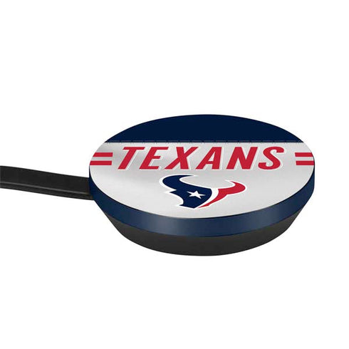 NFL Houston Texans White Striped Google Stadia Controller Skin