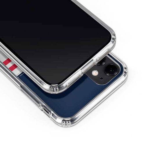 NFL Houston Texans White Striped iPhone 11 Clear Case