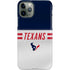 NFL Houston Texans White Striped iPhone 11 Pro Lite Case