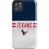 NFL Houston Texans White Striped iPhone 11 Pro Max Impact Case
