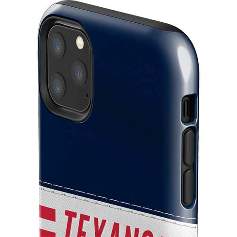 NFL Houston Texans White Striped iPhone 11 Pro Max Impact Case