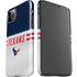 NFL Houston Texans White Striped iPhone 11 Pro Max Lite Case