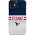 NFL Houston Texans White Striped iPhone 12 Mini Lite Case