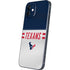 NFL Houston Texans White Striped iPhone 12 Mini Skin