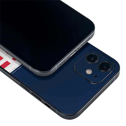 NFL Houston Texans White Striped iPhone 12 Mini Skin
