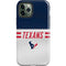 NFL Houston Texans White Striped iPhone 12 Pro Max Impact Case