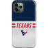 NFL Houston Texans White Striped iPhone 12 Pro Max Impact Case