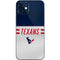 NFL Houston Texans White Striped iPhone 12 Skin