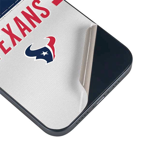 NFL Houston Texans White Striped iPhone 13 Mini Skin