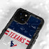 NFL Houston Texans White Striped iPhone 13 Mini Waterproof Case