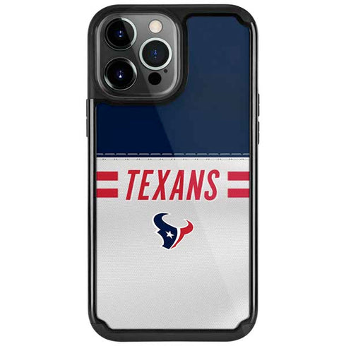 NFL Houston Texans White Striped iPhone 13 Pro Cargo Case