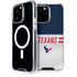 NFL Houston Texans White Striped iPhone 13 Pro Max MagSafe Case