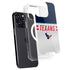 NFL Houston Texans White Striped iPhone 13 Pro Max MagSafe Case
