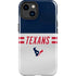 NFL Houston Texans White Striped iPhone 15 Plus Impact Case
