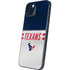 NFL Houston Texans White Striped iPhone 14 Plus Skin