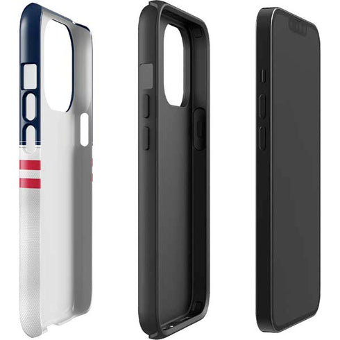 NFL Houston Texans White Striped iPhone 14 Pro Impact Case
