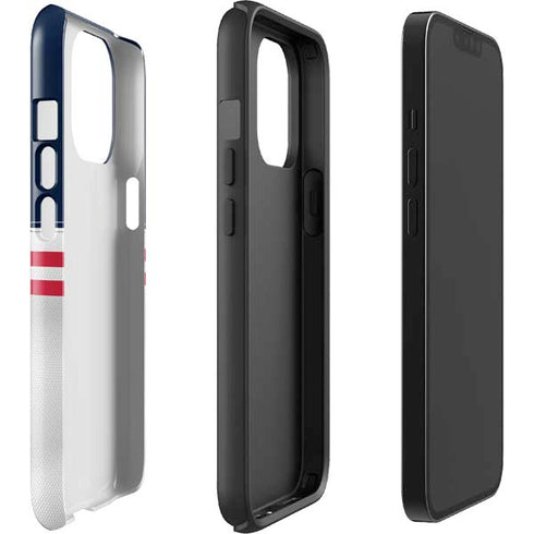 NFL Houston Texans White Striped iPhone 15 Pro Max Impact Case
