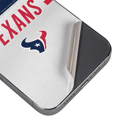 NFL Houston Texans White Striped iPhone 14 Pro Max Skin