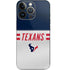 NFL Houston Texans White Striped iPhone 14 Pro Skin