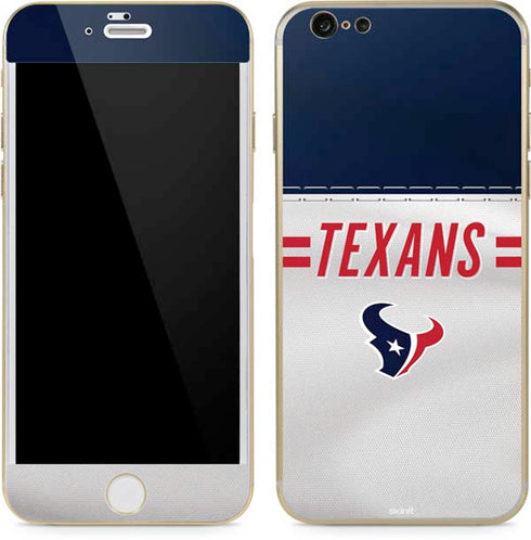 NFL Houston Texans White Striped iPhone 6/6s Skin