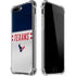 NFL Houston Texans White Striped iPhone 7/8 Plus Clear Case