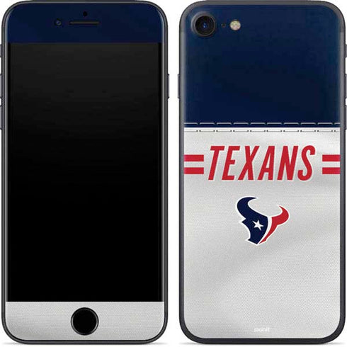 NFL Houston Texans White Striped iPhone 7 Skin