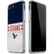 NFL Houston Texans White Striped iPhone SE (2nd & 3rd Gen) Clear Case