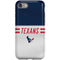 NFL Houston Texans White Striped iPhone SE (2nd & 3rd Gen) Pro Case
