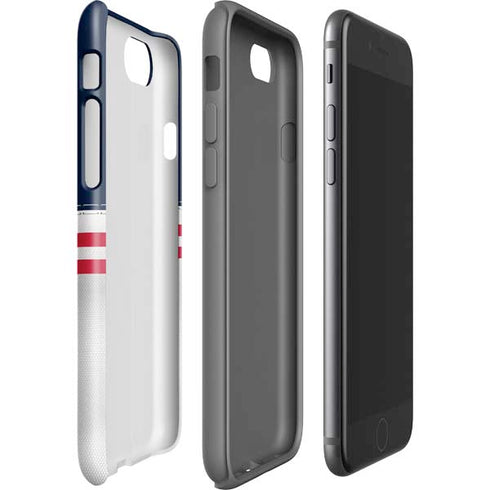 NFL Houston Texans White Striped iPhone SE (2nd & 3rd Gen) Pro Case