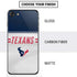 NFL Houston Texans White Striped iPhone SE (2nd & 3rd Gen) Skin
