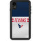 NFL Houston Texans White Striped iPhone XR Waterproof Case
