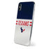 NFL Houston Texans White Striped iPhone XS Skin