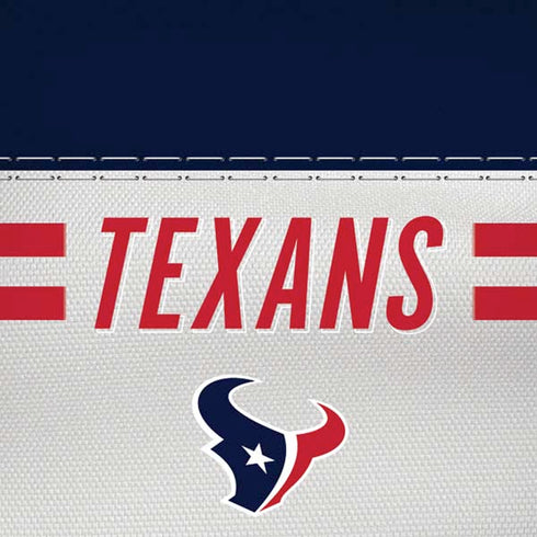 NFL Houston Texans White Striped iPhone XS Skin