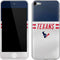 NFL Houston Texans White Striped Apple iPod Skin