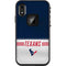 NFL Houston Texans White Striped LifeProof Fre iPhone Skin
