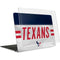 NFL Houston Texans White Striped MacBook Air 13in (2020) Case plus Skin
