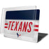 NFL Houston Texans White Striped MacBook Pro 16in (2019-20) Case plus Skin