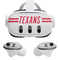 NFL Houston Texans White Striped Meta Quest 3 Skin