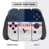 NFL Houston Texans White Striped Nintendo Switch Bundle Skin