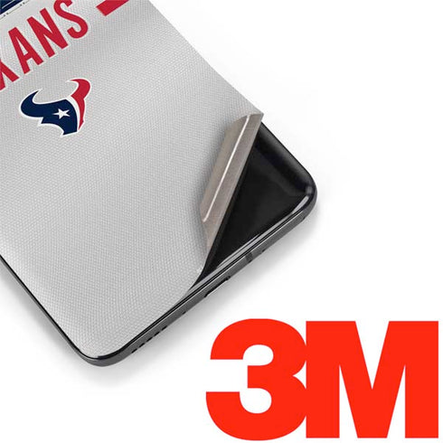 NFL Houston Texans White Striped OnePlus 7 Pro Skin