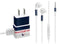NFL Houston Texans White Striped Phone Charger Skin